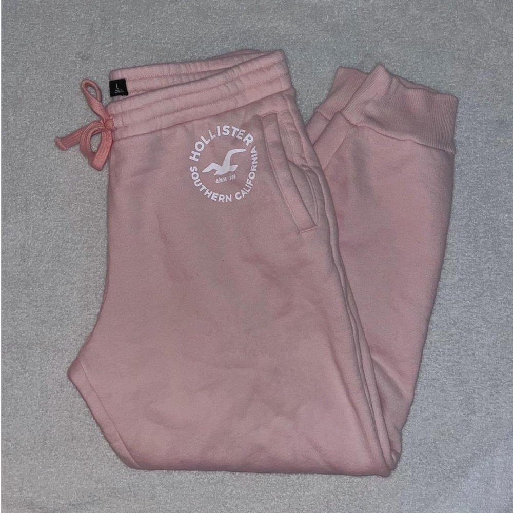 light pink hollister jogger